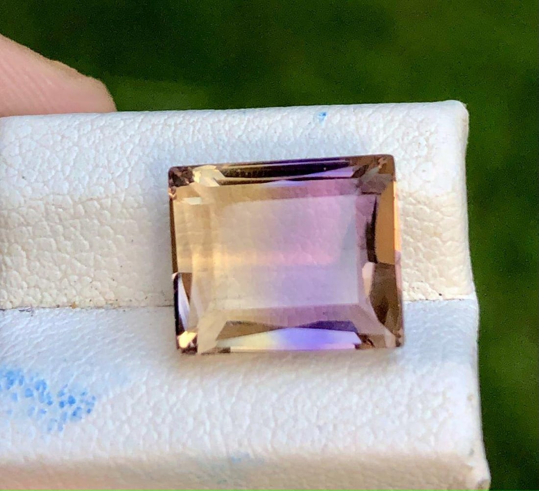 Perfect Natural Ametrine Semi Precious - 7.40 Carats - 12X10X9 mm (1 of 2)