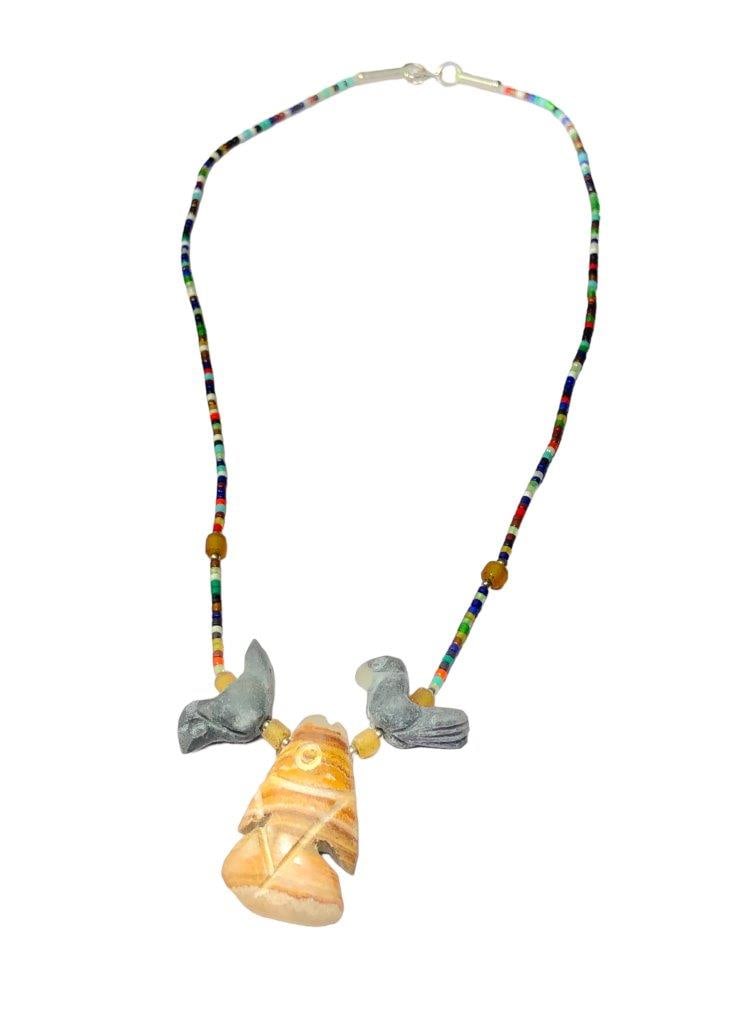 Vintage Old Style Agate Necklace for Healing (1 of 4)