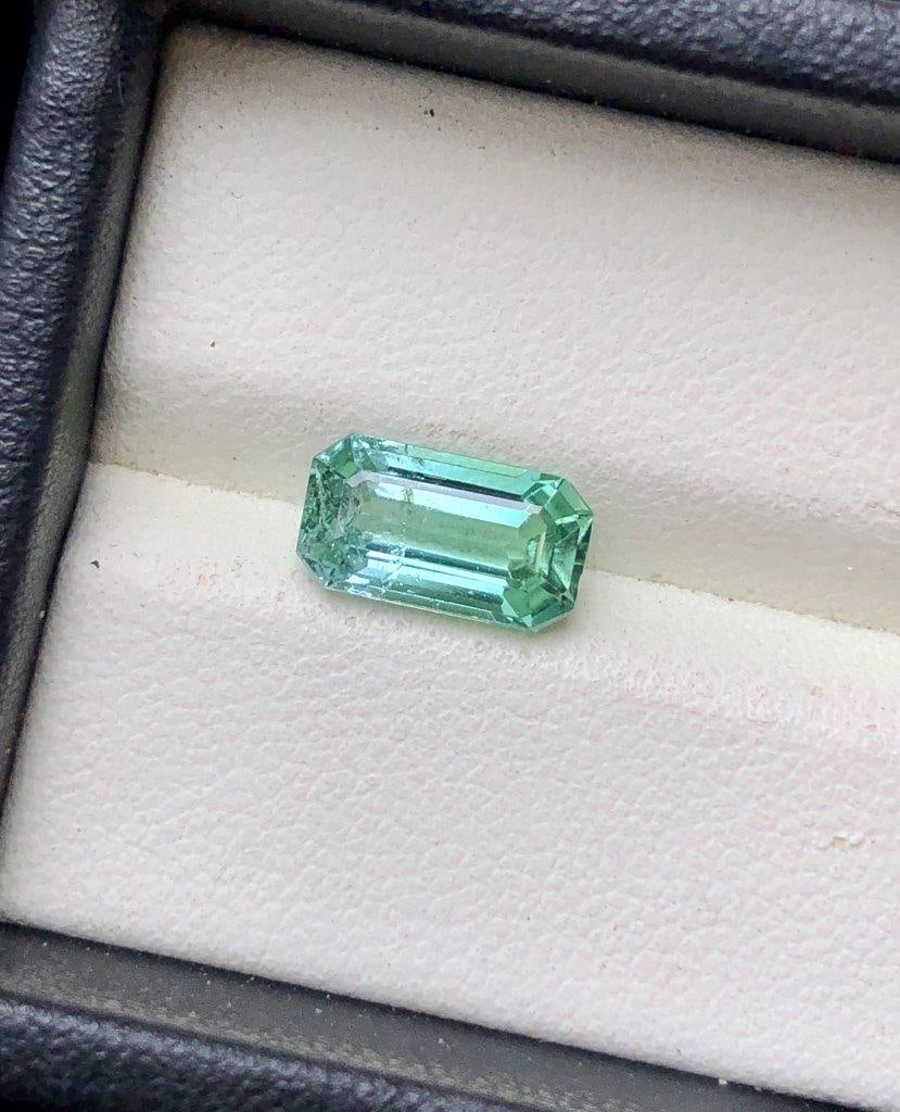 2.10 Carats SeaFoam Tourmaline Gemstone - 10X6X5 mm (1 of 3)