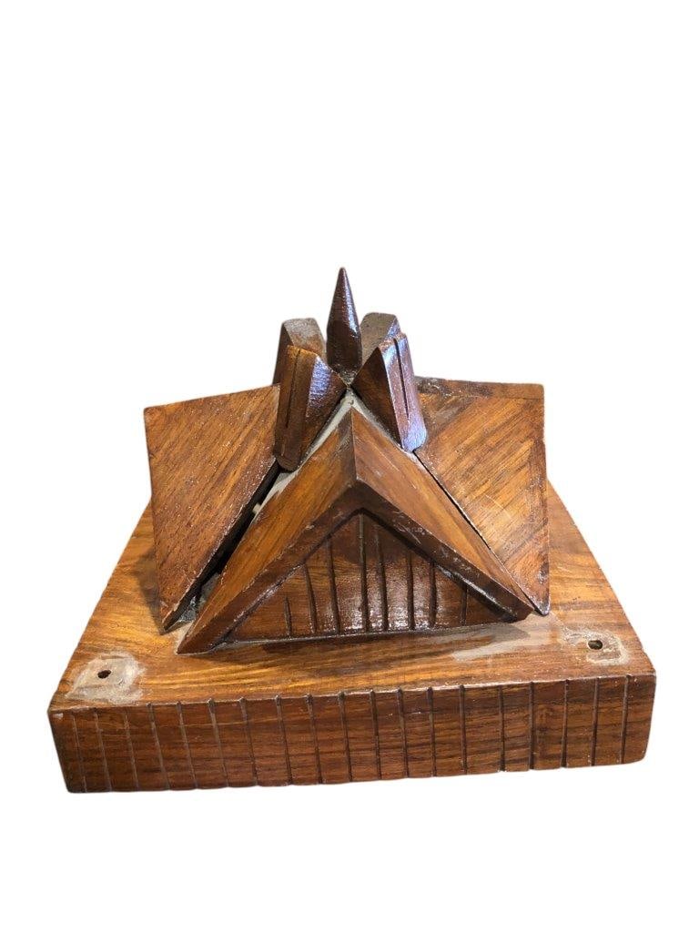 Handcrafted Wooden shah Faisal Mosque Model - Islamic Art Souvenir, 6*6*3 Inches, 600g: Handcrafted Wooden shah Faisal Mosque Model - Islamic Art Souvenir, 6*6*3 Inches, 600g FREE SHIPPING: