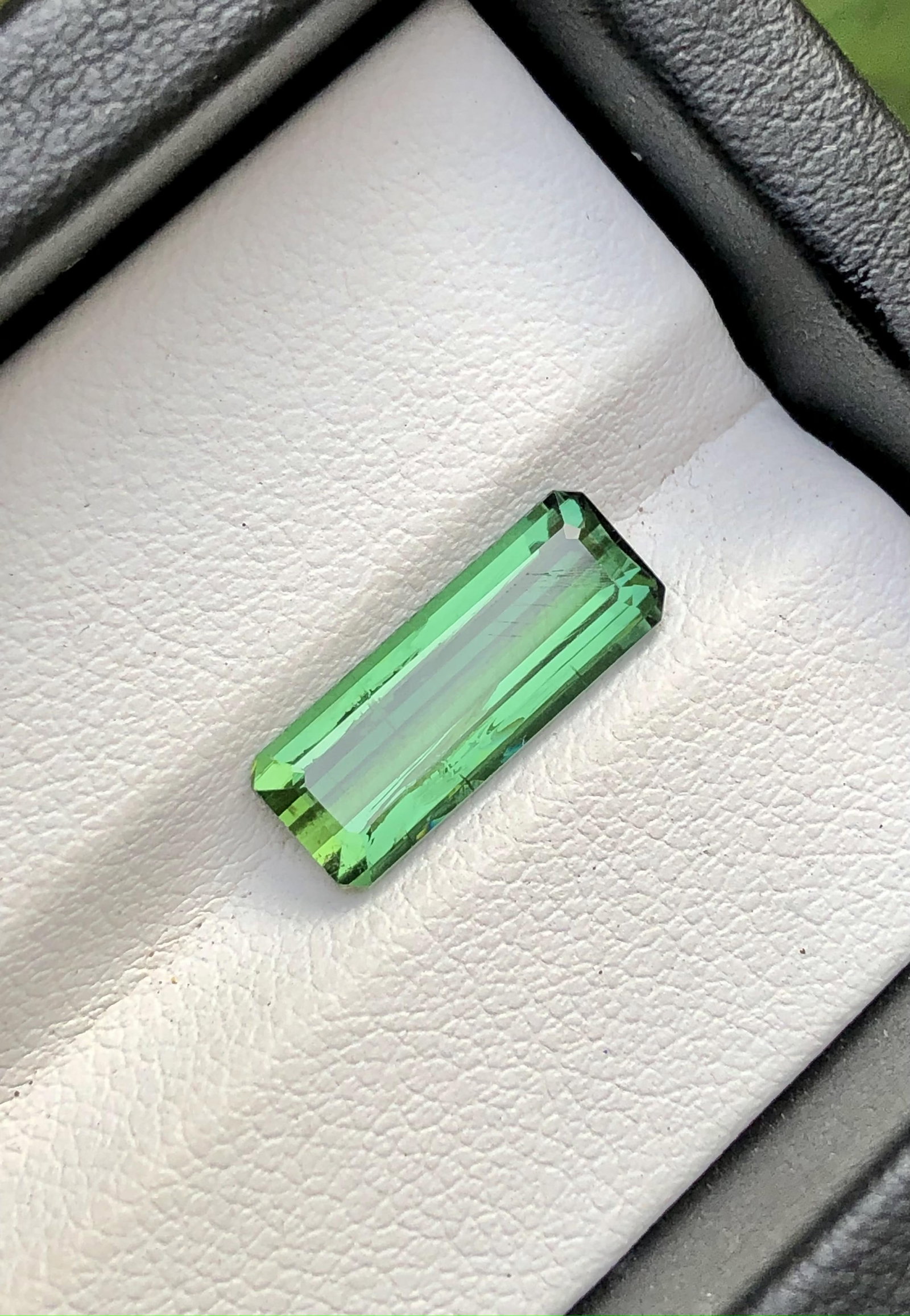 2.70 Carats Emerald Cut Natural Tourmaline Gemstone - 15X6X4 mm (1 of 5)
