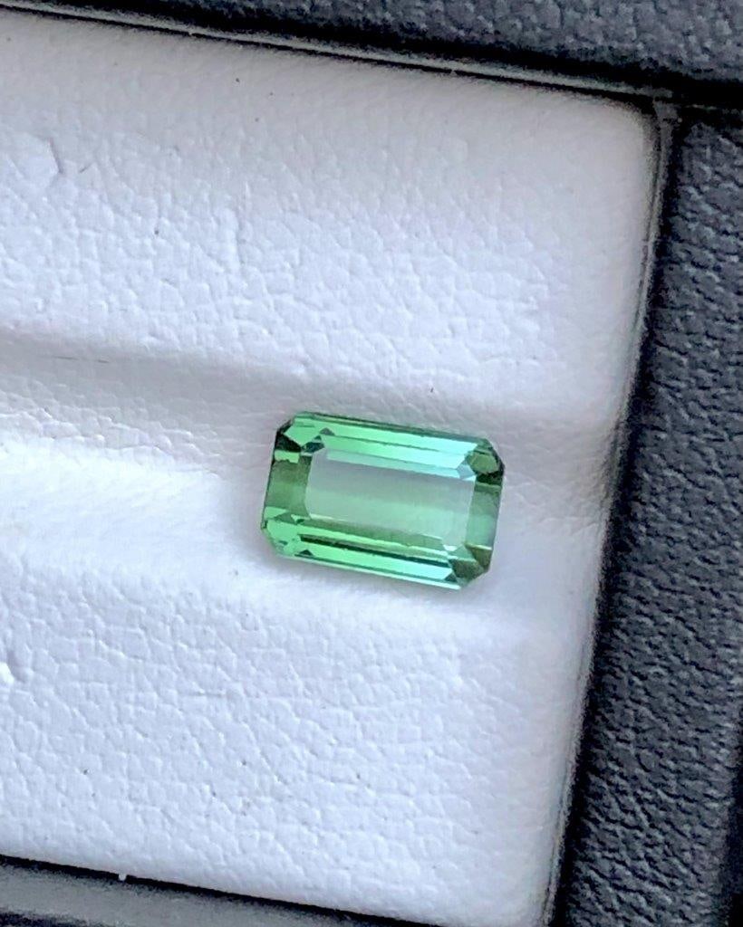1.16 Carats Mint Green Natural Tourmaline Gemstone - 8X5X4 mm (1 of 5)