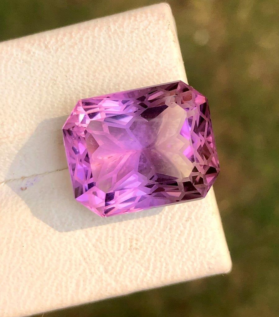AAA Flower Cut Natural Amethyst - 54.35 Carats - 23.5X20X17 mm (1 of 3)