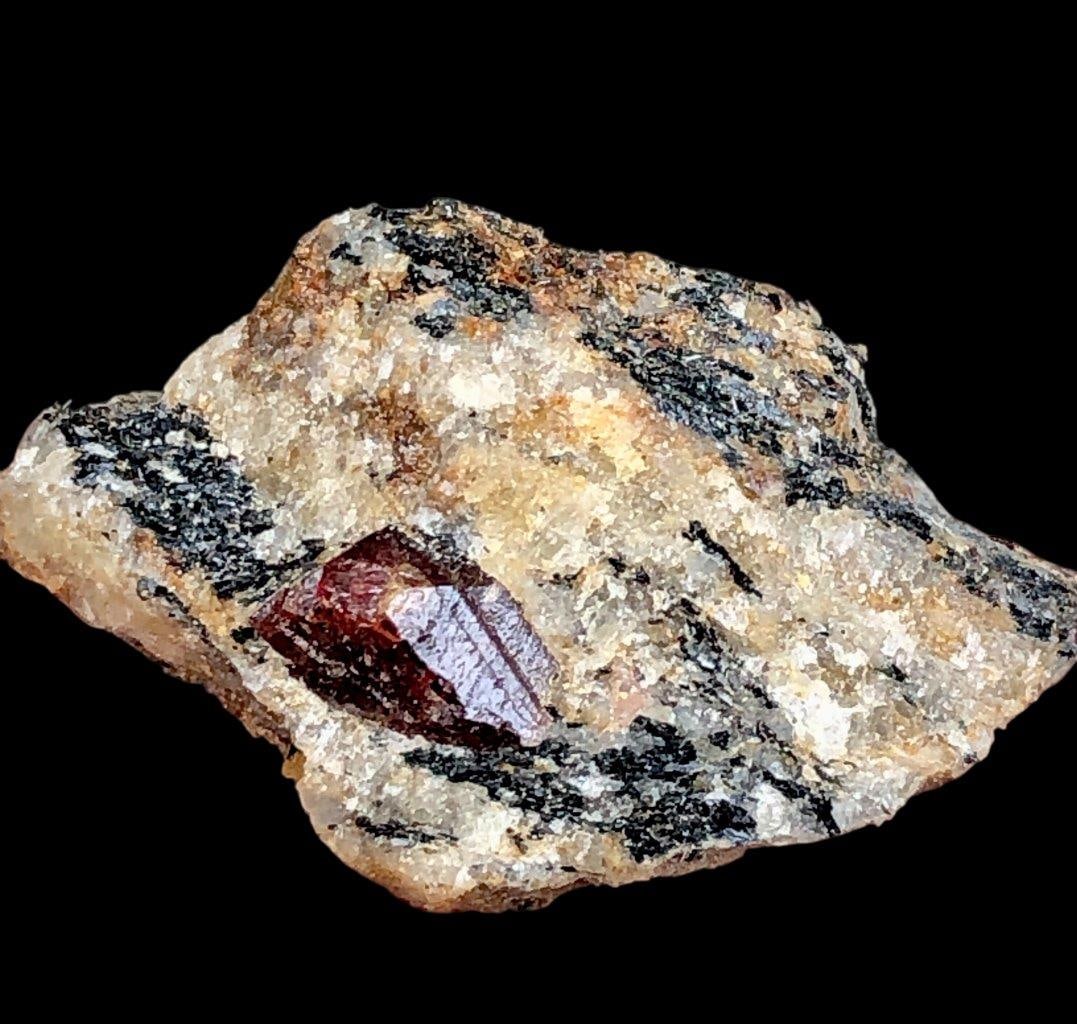 Natural Zircon Crystal With Mother Rock Specimen - 61 Grams - 50X40X20 mm: Natural Zircon Crystal With Mother Rock Specimen - 61 Grams - 50X40X20 mmShipping Rate: 23$ WorldWideshipping rates are determined by Parcel weight and destination.Combined shipping: We offer combine 