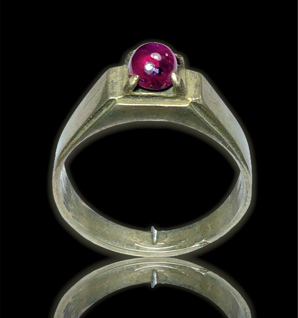 Fine Quality Ruby Cab July Birthday Wedding Ring Ring (1 of 4)