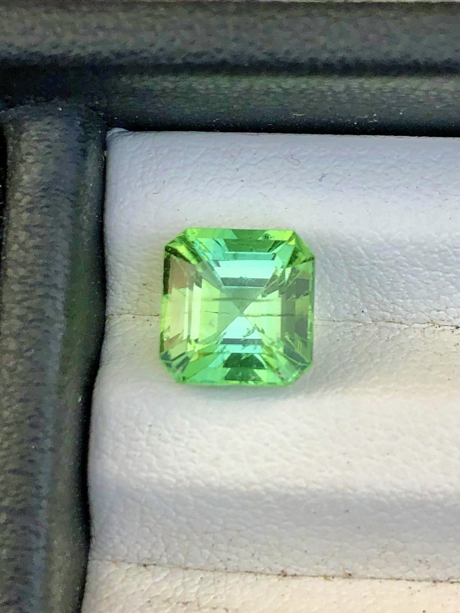 Asscher Cut Natural Tourmaline Gemstone - 2.40 Carats - 8X8X6 mm (1 of 5)