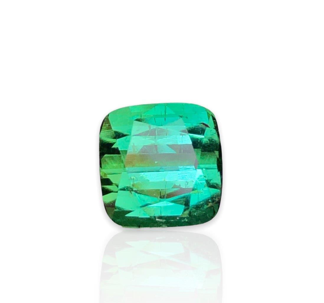 7.30 Carats Natural Green tourmaline - 10X10X8 mm (1 of 4)