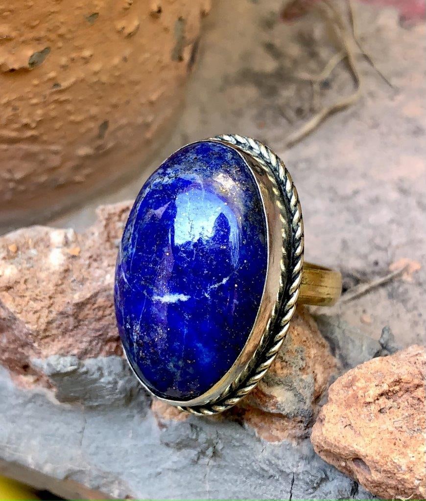 Fine Quality Lapis Lazuli Ring - 2