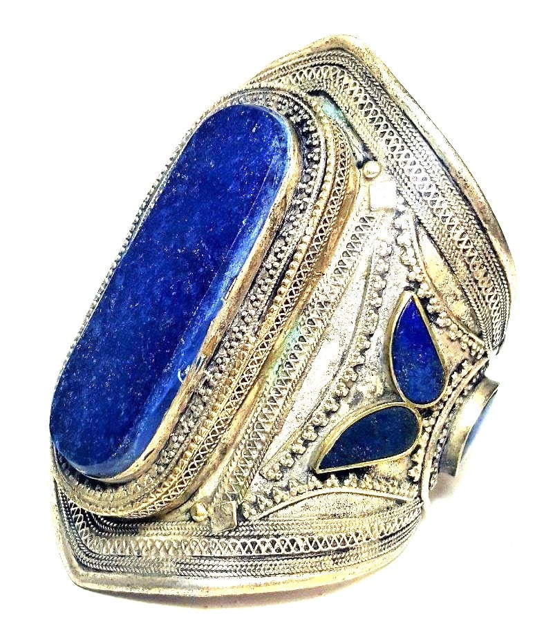 Lapis Bracelet Egyptian Style in Gale: Lapis Bracelet Egyptian Style in GaleShipping Rate: $23.00 .shipping rates are determined by Parcel weight and destination.Combined shipping: We offer combine shipping on multiple items purchased to r