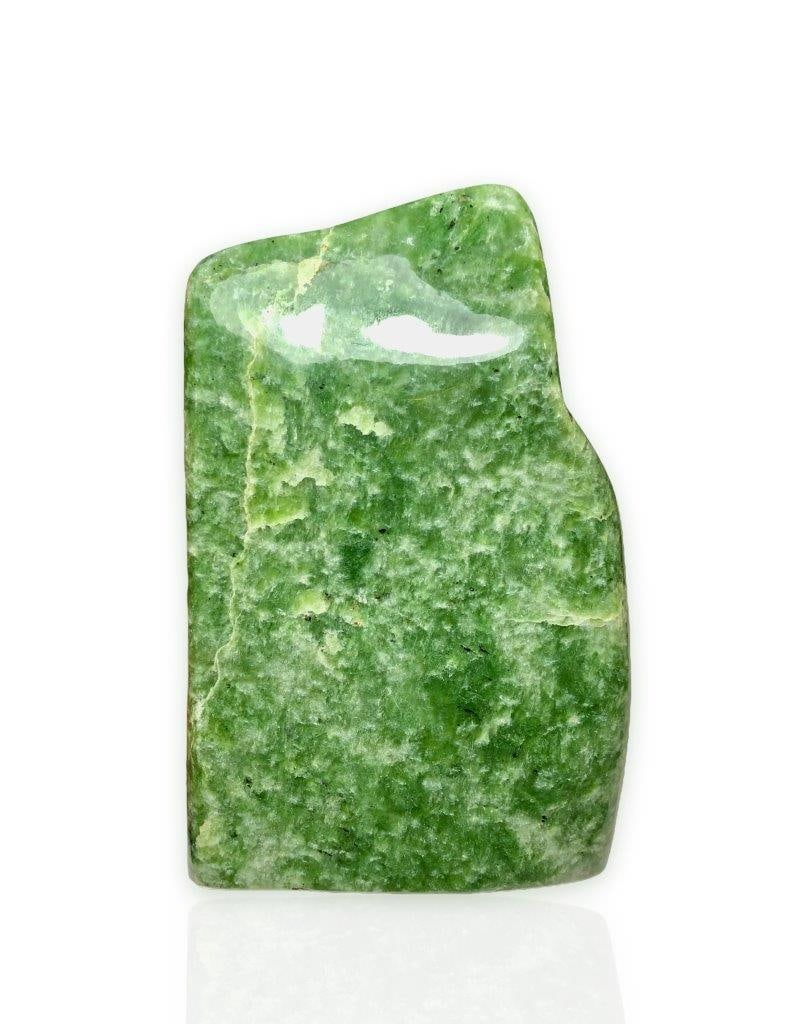 Nephrite Jade Tumble - 670 Grams - 12X8X4 cm (1 of 3)