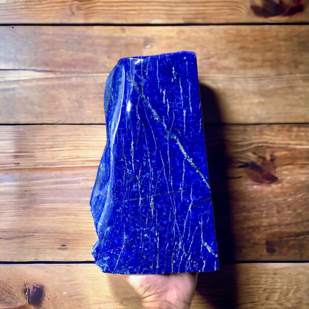 5 kg AAA+ Grade Self Standing Royal Blue Lapis Lazuli Polished Freeform Tumbled @Afghan - 26X15X6 CM (1 of 8)