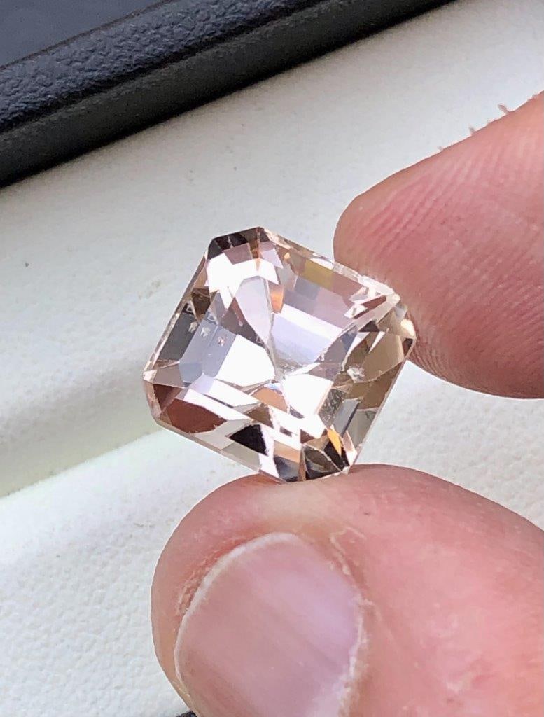 11.35 Carats Natural Golden Topaz gemstone - 12X12X10 mm: 11.35 Carats Natural Golden Topaz gemstone - 12X12X10 mm Choose design of your own and we will make it for youWe accept custom order in Sterling Silver, Gold and Platinum in WholeSale PriceColored Gem