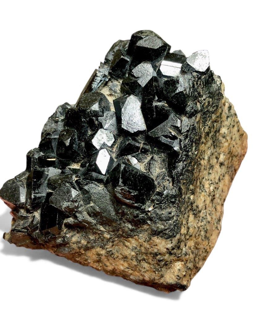 Black Tourmaline Crystals Cluster Mineral Specimen - 476 Grams - 85X60X40 mm (1 of 5)