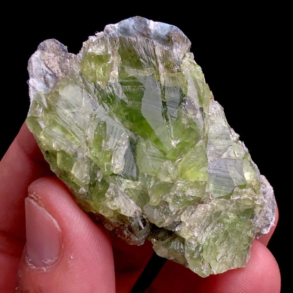 29.41 Grams Natural Peridot Crystal Formation Spat Valley - 50X35X12 mm (1 of 5)