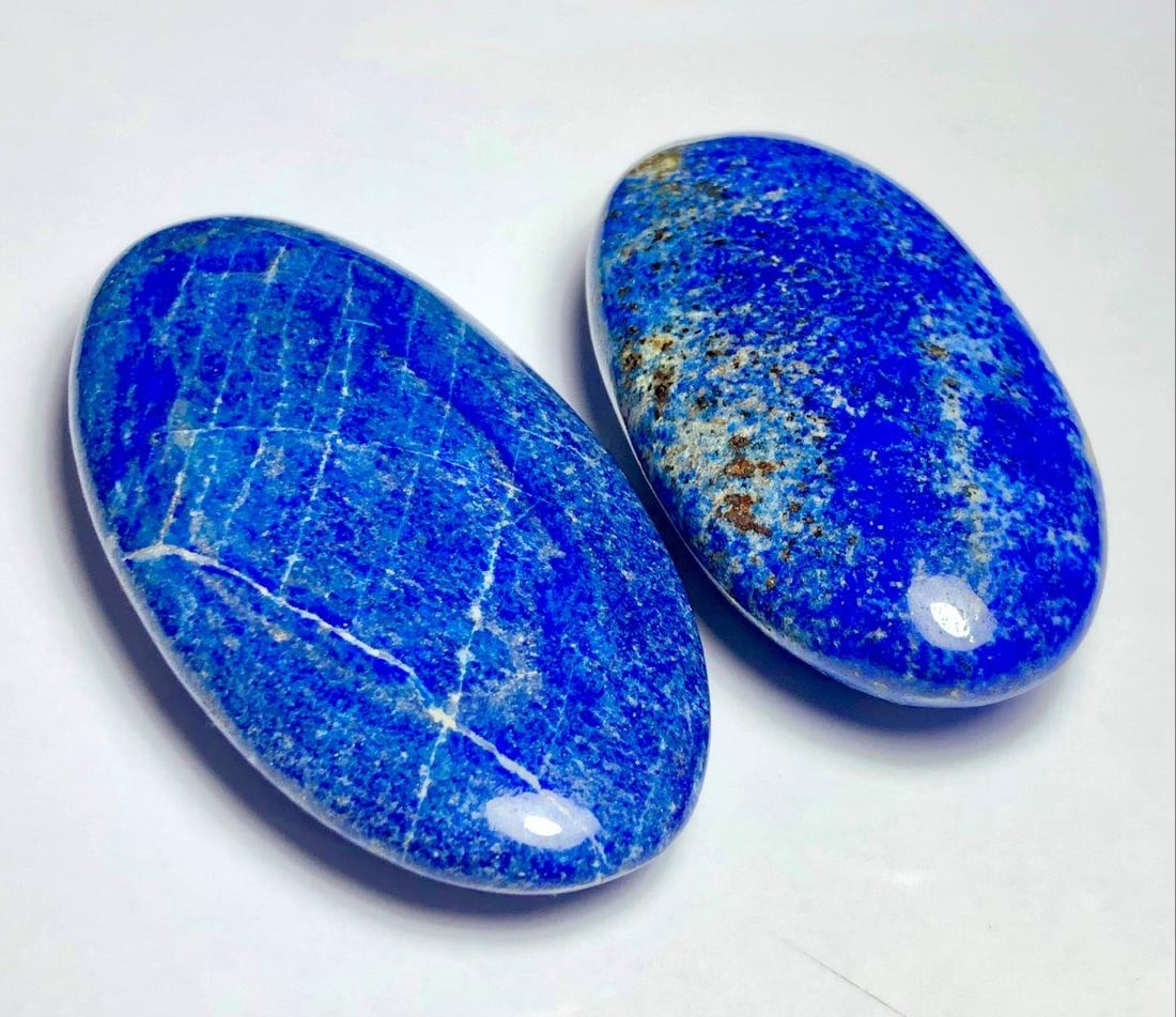 Lapis Lazuli Palm Stone - 200 Grams (1 of 2)