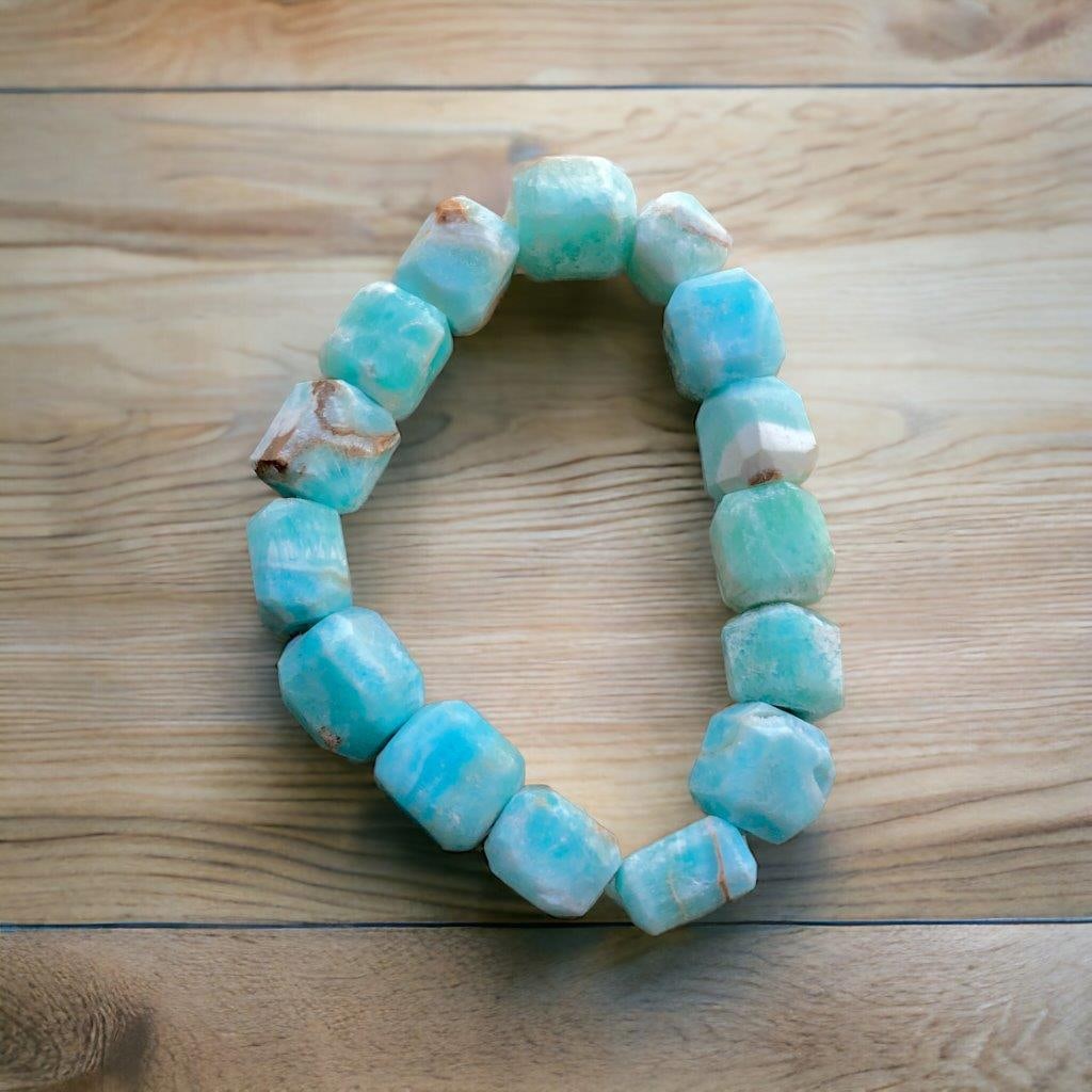 Carrabian Calcite jewelry Charm Bracelet: Carrabian Calcite jewelry Charm Bracelet Shipping: