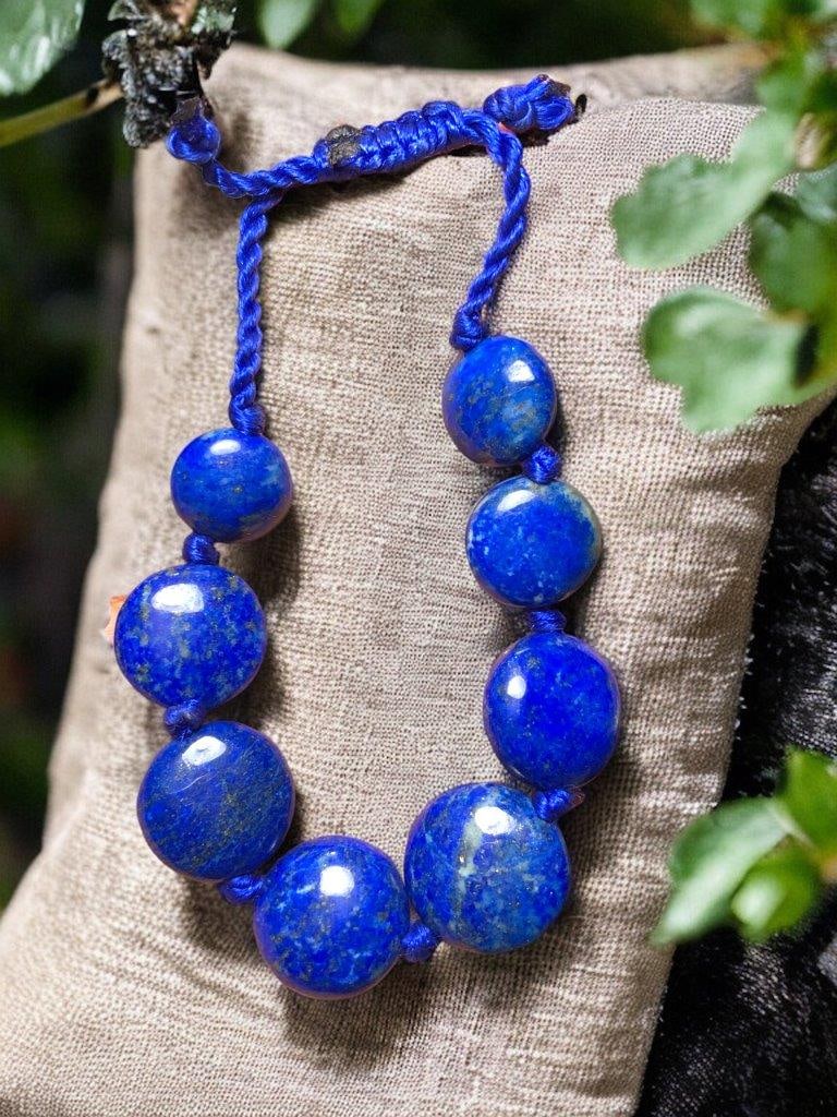 Lapis Lazuli Beaded Bracelet: Lapis Lazuli Beaded Bracelet Shipping: Domestic: Flat-rate of 23$ to anywhere within the contiguous U.S.International: Foreign shipping rates are determined by destination. International shipping may
