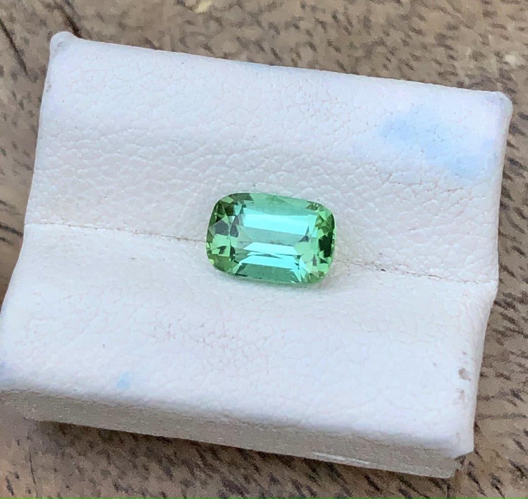 1.05 Carats Greenish Blue Natural Tourmaline - 7X5X4 mm (1 of 5)