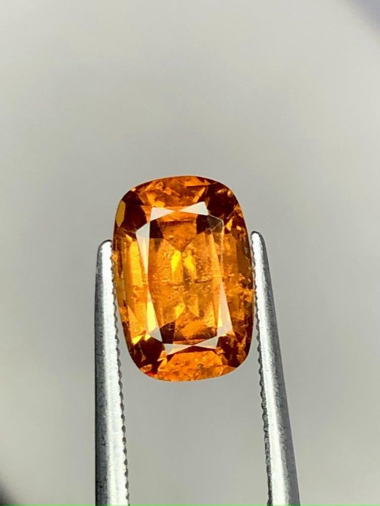 2.20 Carats Natural Hessonite Garnet Gemstone - 9X6X4 mm: 2.20 Carats Natural Hessonite Garnet Gemstone - 9X6X4 mm Shipping: