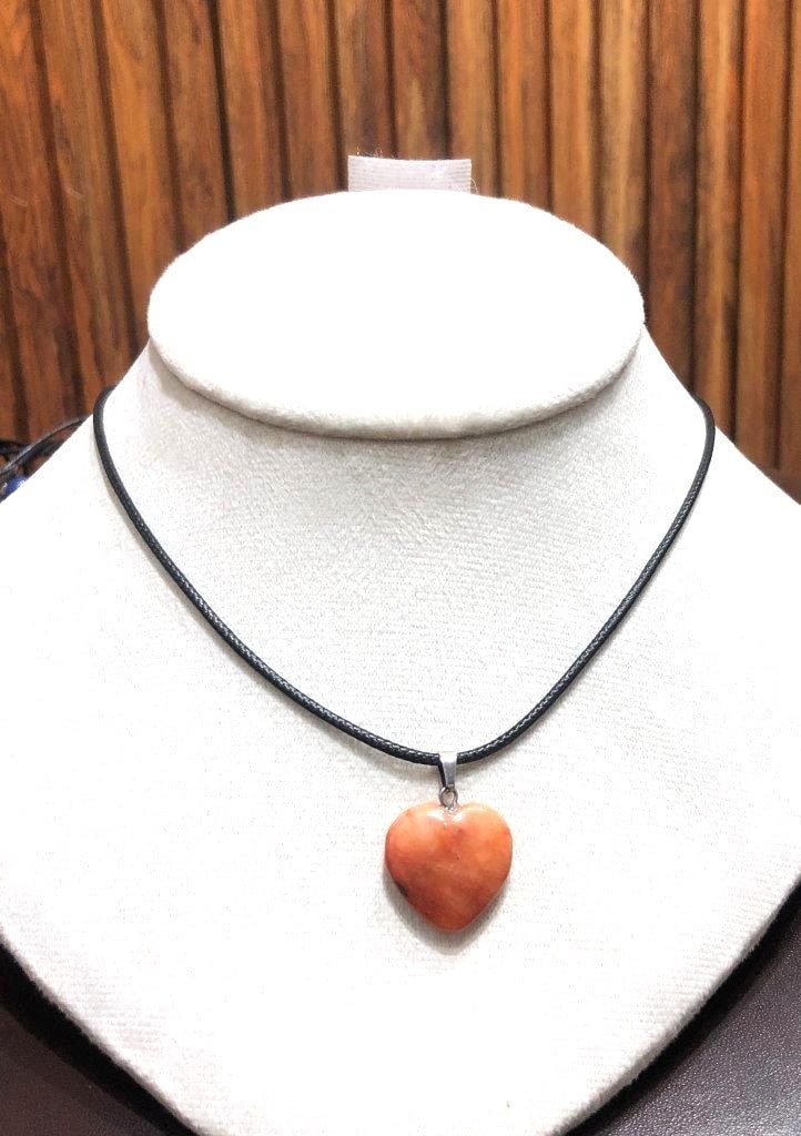 Natural Calcite Heart Pendant Necklace ? Handmade Crystal Stone Jewelry Gift: Add a touch of natural beauty and meaning to your jewelry collection with this Natural Calcite Heart Pendant Necklace. Carefully handcrafted, pendant is carved from genuine calcite stone and shaped in