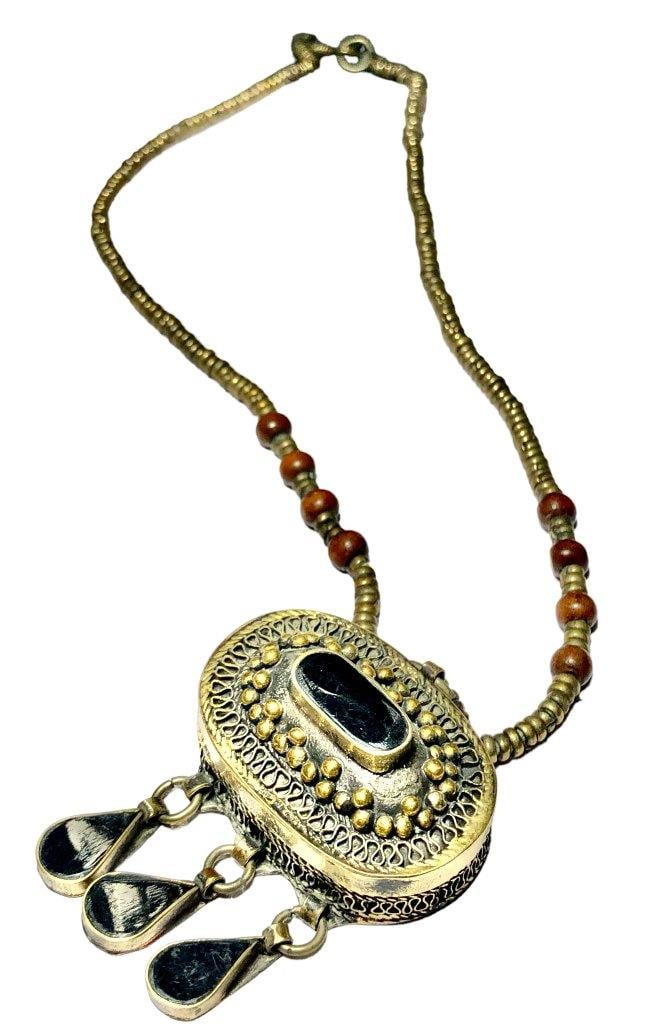 Vintage Chinese Agate Jewelry - Art Deco Necklace (1 of 5)
