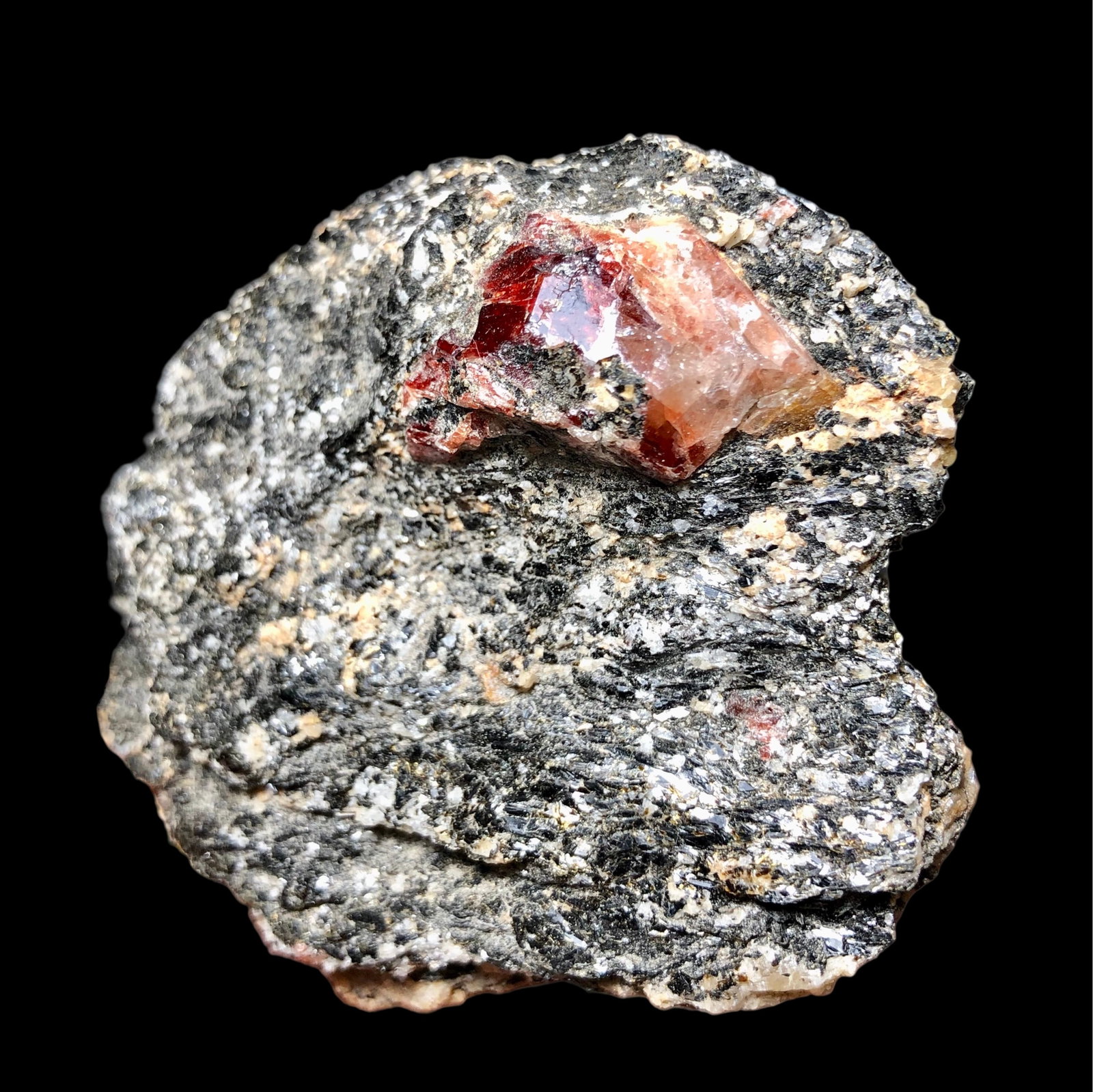 Natural Rare Red Zircon Crystal Specimen - 117 grams - 70X56X20 mm (1 of 4)