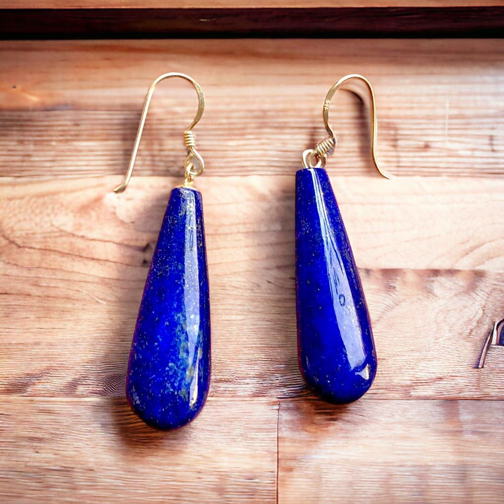 Top Quality Lapis Lazuli Earrings: Top Quality Lapis Lazuli Earrings Shipping Rate: $23.00 .shipping rates are determined by Parcel weight and destination.Combined shipping: We offer combine shipping on multiple items purchased to redu