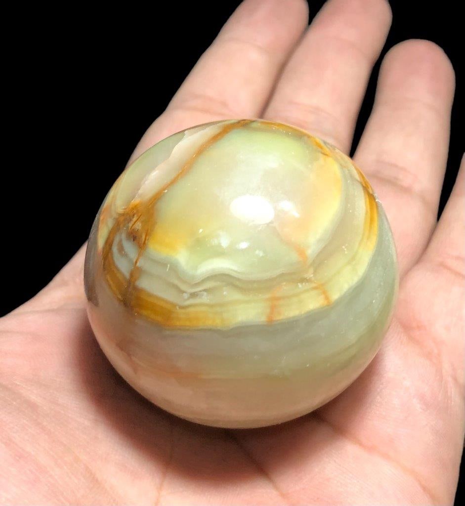 220 Grams Onyx Sphere (1 of 2)