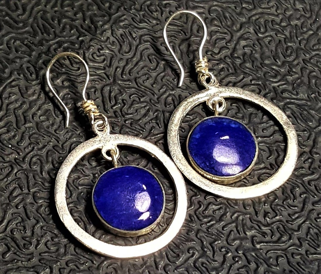 Lapis Earrings (1 of 2)