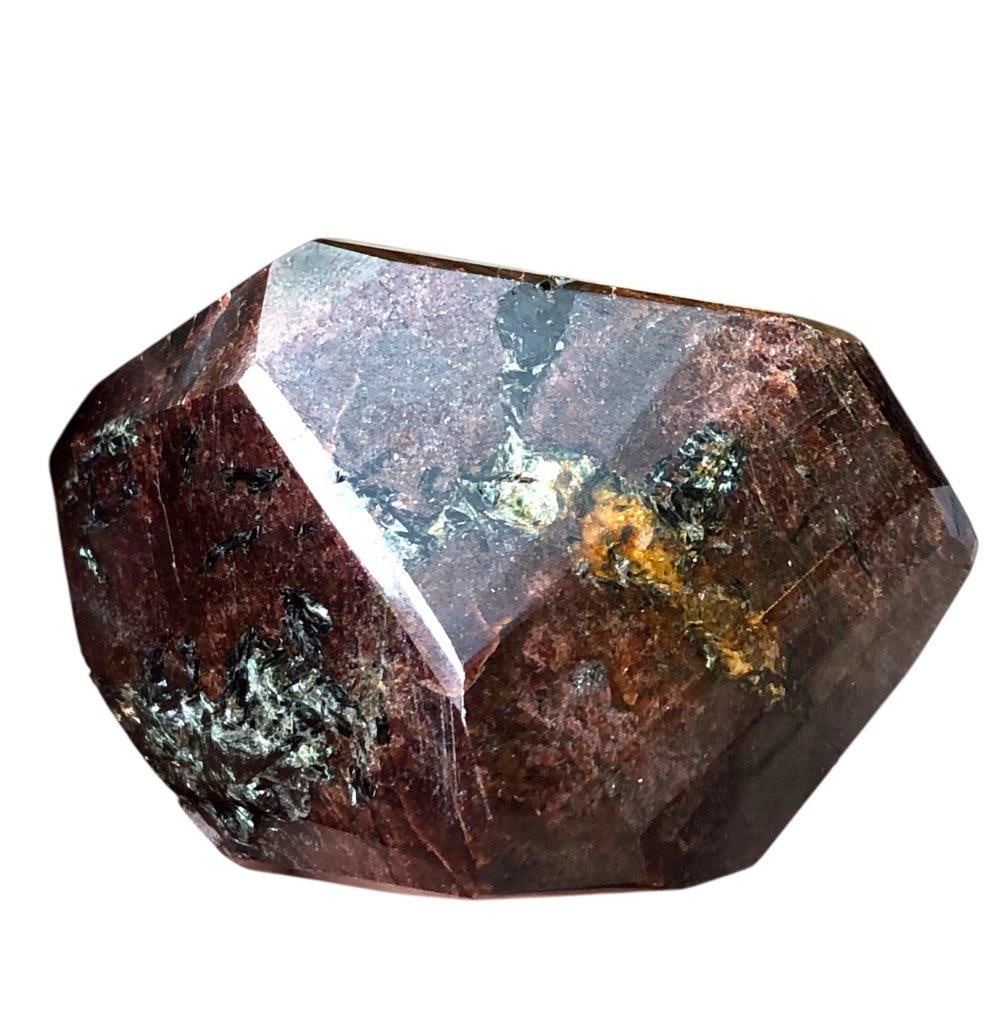 253 Grams Natural Hessonite Garnet Crystal - 66X46X44 mm: 253 Grams Natural Hessonite Garnet Crystal - 66X46X44 mm Shipping Rate: $36.00 .shipping rates are determined by Parcel weight and destination.Combined shipping: We offer combine shipping on multiple 