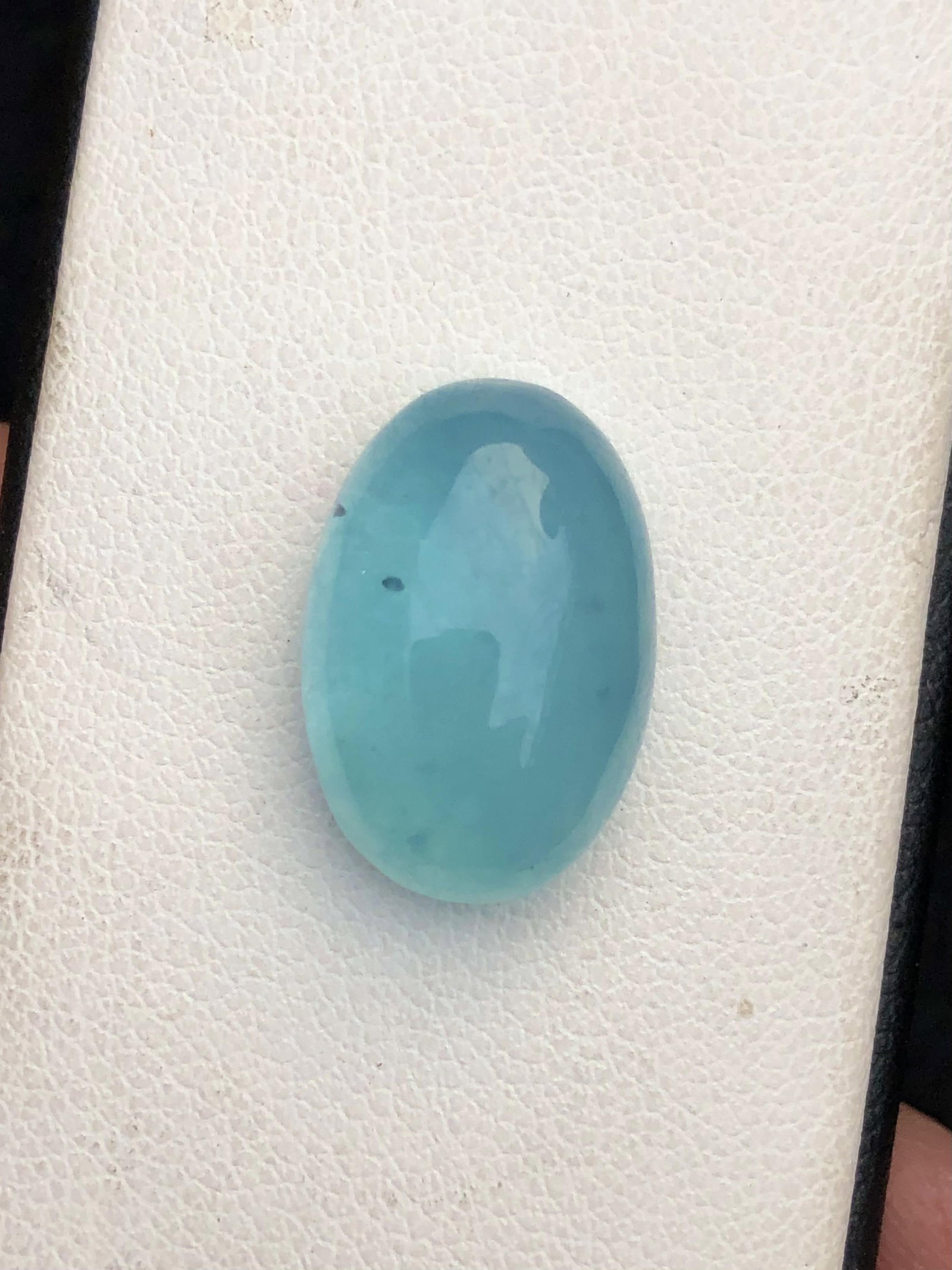 12.40 carartsTop Quality Fine Aquamarine Cab For Jewelry - 17X12X7 mm: 12.40 carartsTop Quality Fine Aquamarine Cab For Jewelry - 17X12X7 mm SHIPPING: 23$