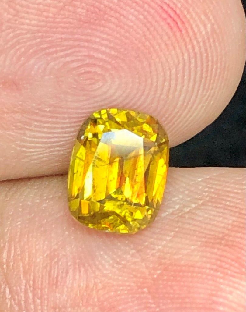 2.25 Carats Natural Sphene Gemstone - 8X6X5 mm: 2.25 Carats Natural Sphene Gemstone - 8X6X5 mm Shipping: