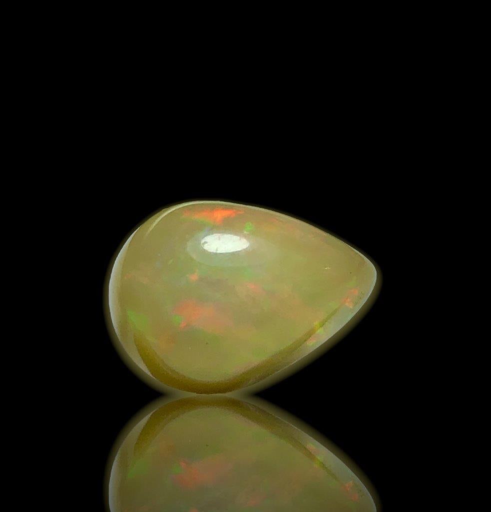 5.65 cts Deep Color Fire Opal - 15X11X8 mm (1 of 4)