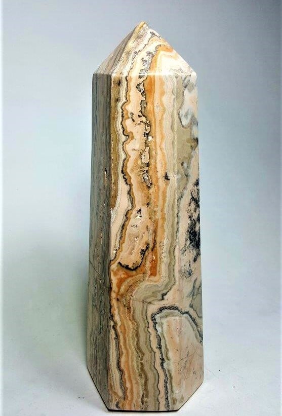 Chocolate Jasper HUGE Tower - 2326.8 Grams: Chocolate Jasper HUGE Tower - 2326.8 Grams - 250X80X75 mmShipping Rate: $95.00 .shipping rates are determined by Parcel weight and destination.Combined shipping: We offer combine shipping on multiple 