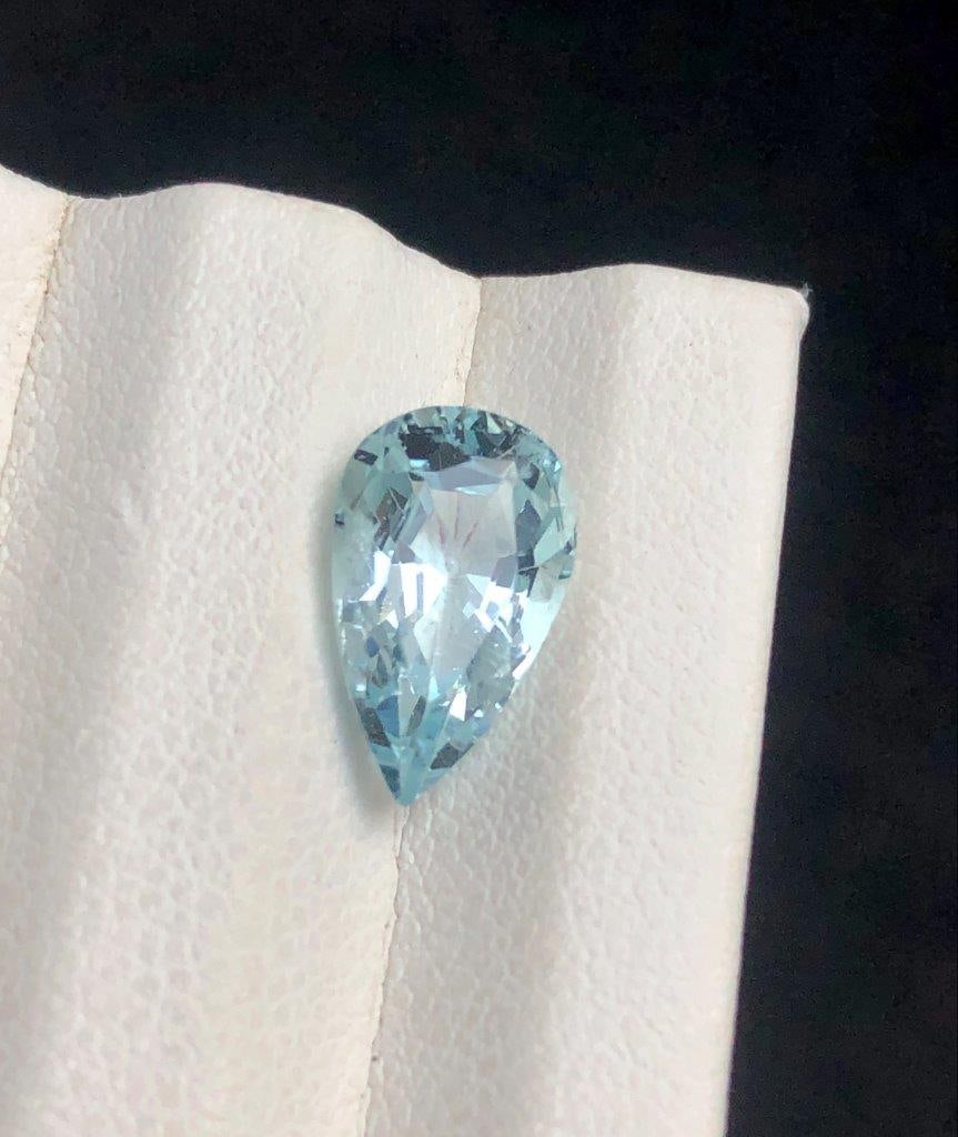 2.20 cts AAA Aquamarine Loose Gemstone ? High Clarity Natural Blue Gem - 12X7X5 mm: 2.20 cts AAA Aquamarine Loose Gemstone ? High Clarity Natural Blue Gem - 12X7X5 mmShipping Rate: 23$ WorldWideshipping rates are determined by Parcel weight and destination.Combined shipping: We offer