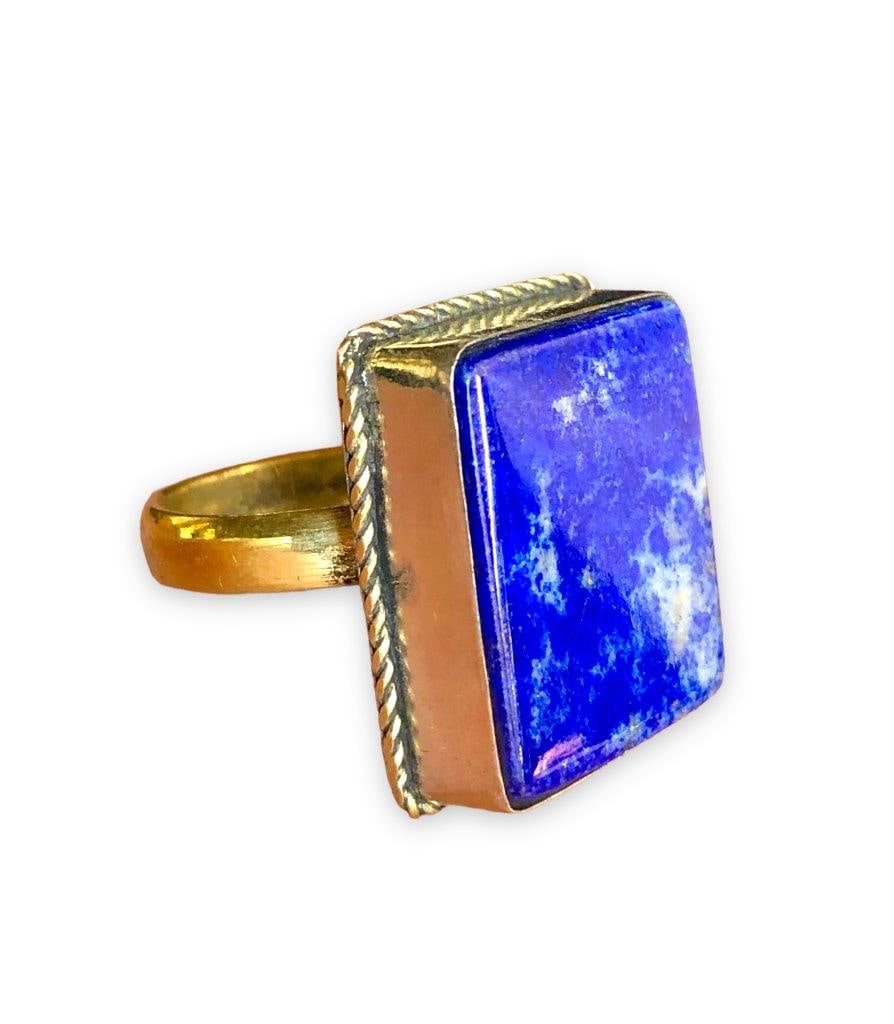 vintage Lapis ring, gift ring, gift for her, statement rings (1 of 6)