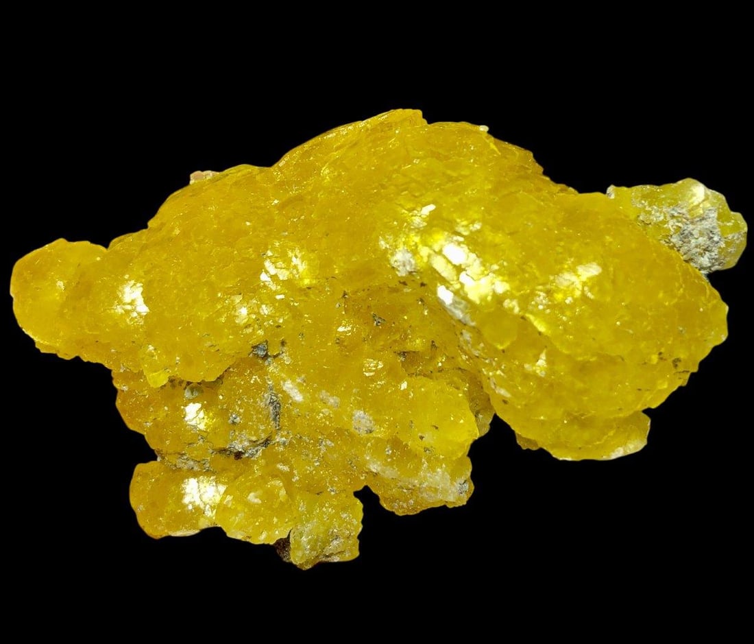 77.60 Grams Deep Yellow Natural Brucite Mineral Specimen With Amazing Luster - 90X50X25 mm (1 of 4)