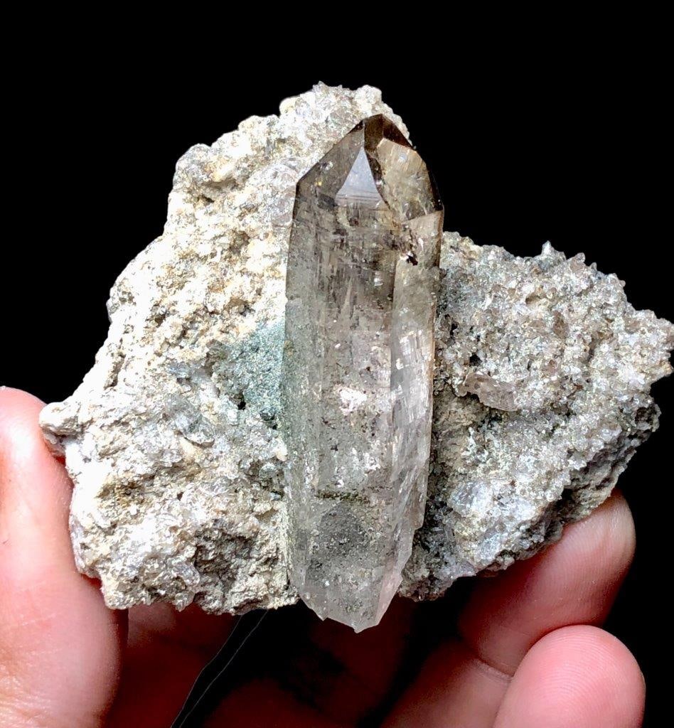 81 Grams Smoky Quartz On Matrix - 63X55X45 mm: 81 Grams Smoky Quartz On Matrix - 63X55X45 mmShipping Rate: FREE SHIPPING .shipping rates are determined by Parcel weight and destination.Combined shipping: We offer combine shipping on multiple items