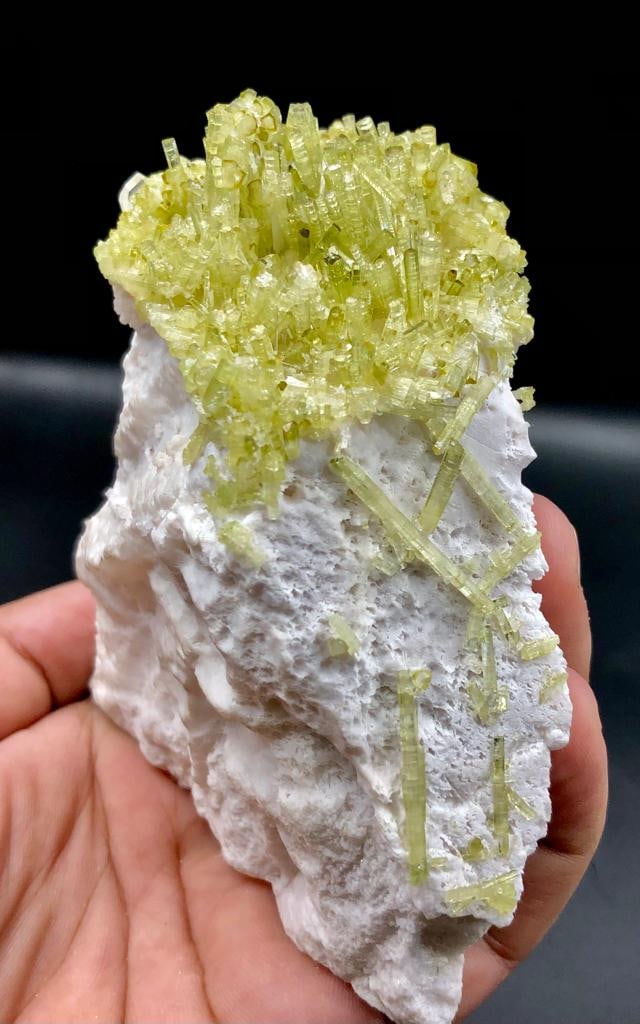 495 Grams Green Tourmaline Crystals Cluster Collection Mineral - 10X10X5 CM (1 of 6)