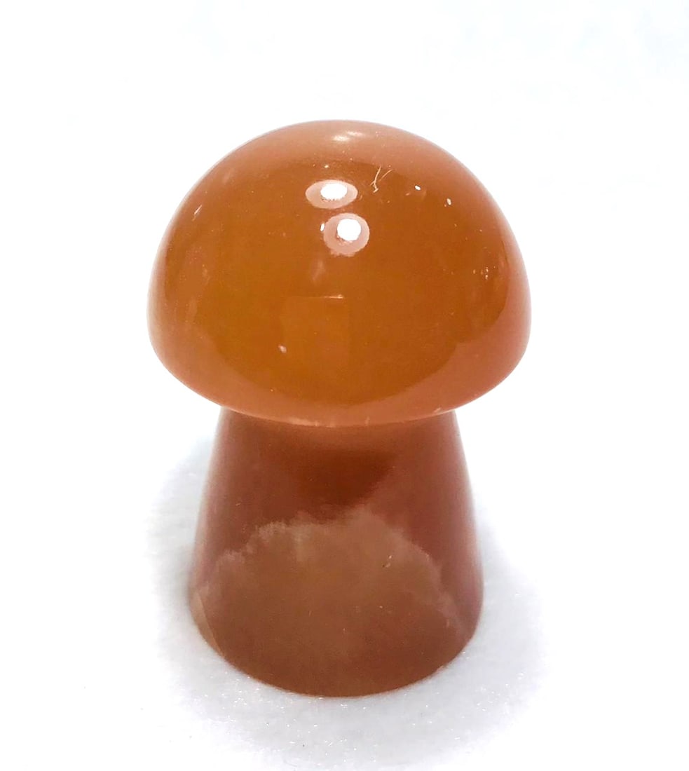 Honey Calcite Mashroom - 98.4G: Honey Calcite Mashroom - 98.4G - 54X37mm Shipping: $23.00. Shipping rates are determined by Parcel weight and destination.