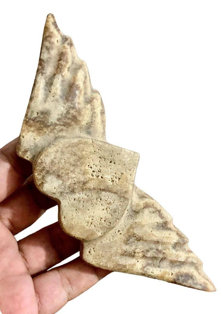 Handmade Choclate Calcite Wings: Handmade Choclate Calcite Wings Shipping: $23.00. Shipping rates are determined by Parcel weight and destination.