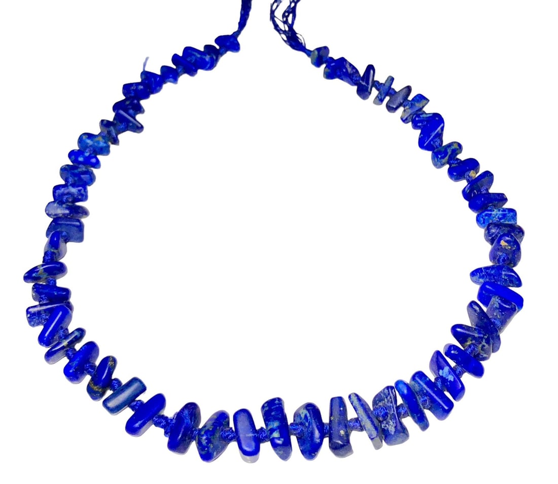 Lapis Lazuli Healing Necklace Natural Gemstone (1 of 4)