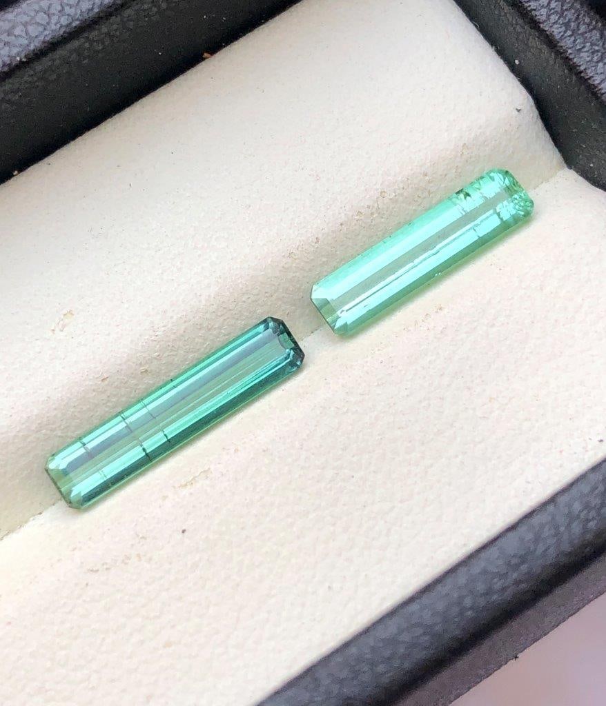2.60 CARATS PREETY TOURMALINE GEMSTONES FOR JEWELRY -15X4X3 mm: 2.90 Carats Natural Aquamarine Gemstone - 10X9X6 mm SHIPPING: 23$ Worldwide