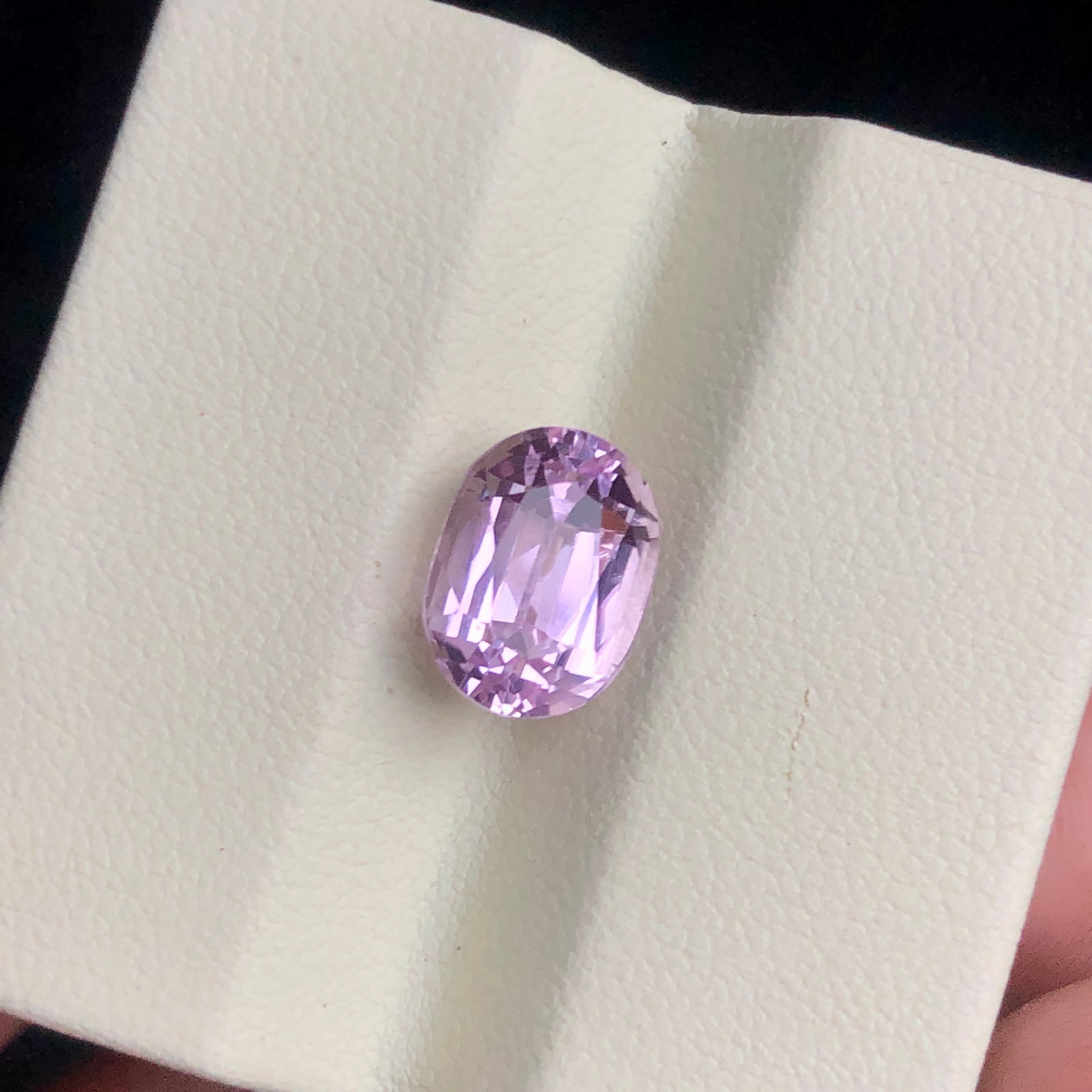 4.95 Cts High Quality Pink Kunzite Loose Gemstone | Brilliant Cut & Luster | Natural Faceted Gem |: Features:Natural Pink KunziteWeight: 4.95 CaratsSize: 11 ? 8 ? 8 mmHigh Quality with Brilliant CutExcellent Luster & ClarityLoose Faceted GemstonePerfect for Custom JewelryIdeal for Collectors and Gif