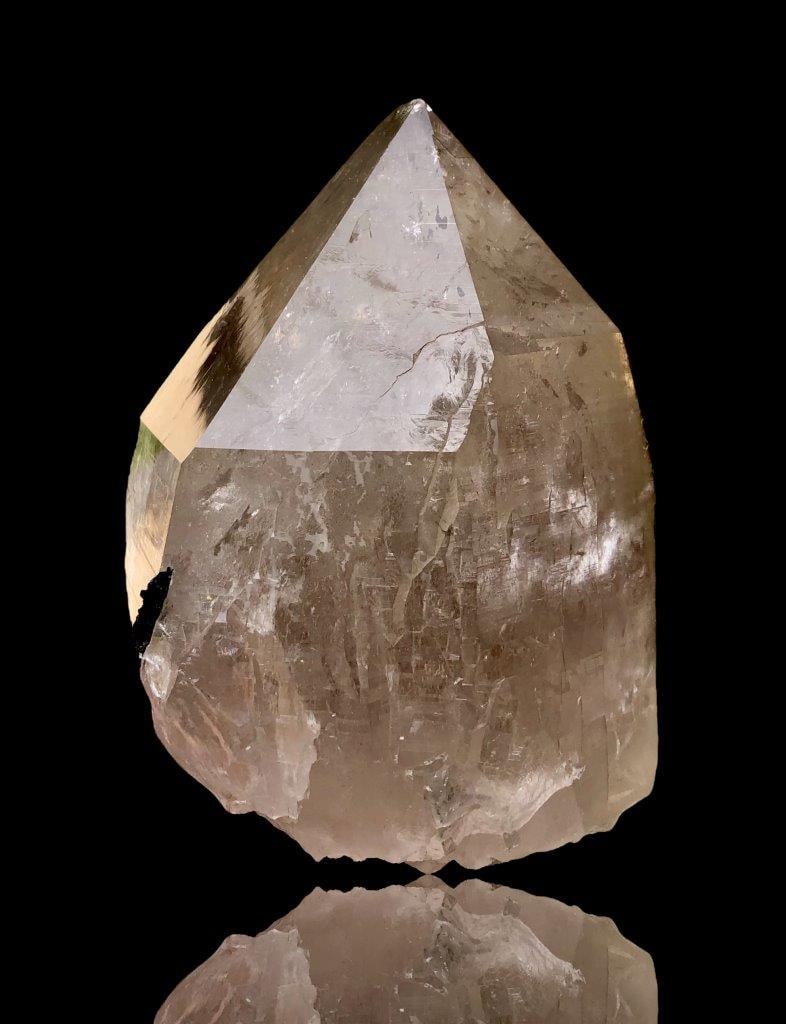 2 KG Top Quality Smoky Quartz With Black Tourmaline - 155X113X108 mm (1 of 5)