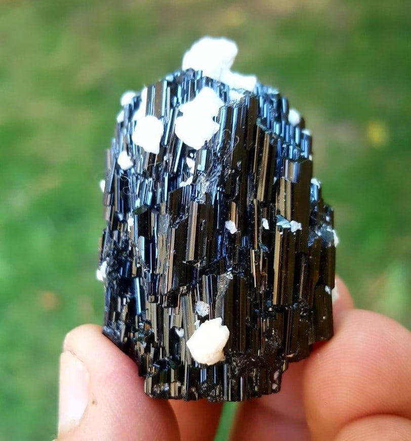 Black Tourmaline in Matrix Mineral - 65 Grams: Black Tourmaline in Matrix Mineral - 65 Grams - 46X37X31 mmShipping Rate: $23.00 .shipping rates are determined by Parcel weight and destination.Combined shipping: We offer combine shipping on multipl