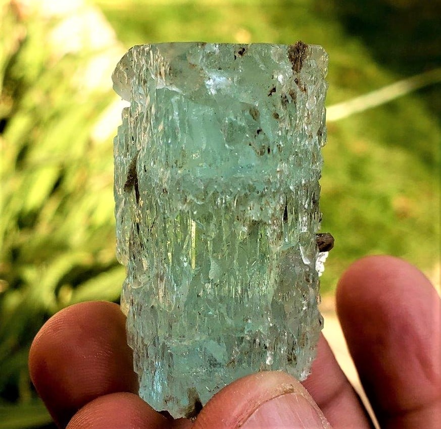 Aquamarine Crysta lFrom Skardu - 48.4 Grams: Aquamarine Crysta lFrom Skardu - 48.4 GramsShipping Rate: $23.00 .shipping rates are determined by Parcel weight and destination.Combined shipping: We offer combine shipping on multiple items purchase