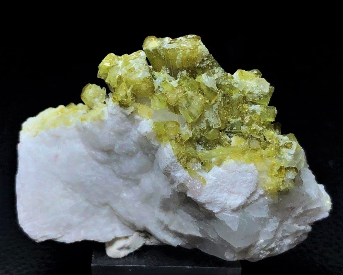 Natural Tourmaline Cluster On Mother Rock - 55 Grams: Natural Tourmaline Cluster On Mother Rock - 55 Grams - 67X39X28 mmShipping Rate: $23.00 .shipping rates are determined by Parcel weight and destination.Combined shipping: We offer combine shipping on 
