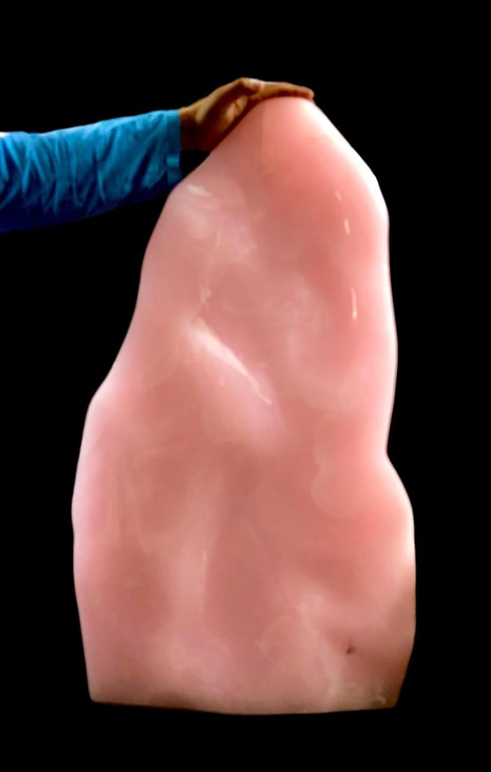 Big Size Museum Grade Pink Calcite Freefoam Standing Tumble - 129 KG - 34X21X5.5 INCH: Big Size Museum Grade Pink Calcite Freefoam Standing Tumble - 129 KG - 34X21X5.5 INCHShipping Rate: $600.00 .shipping rates are determined by Parcel weight and destination.Combined shipping: We offer 