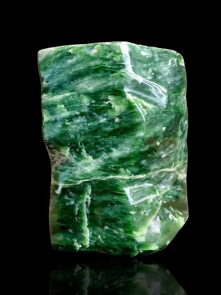 Very Fine Quality Nephrite Jade Tumble - 2600 Grams - 17X13X12 cm (1 of 2)